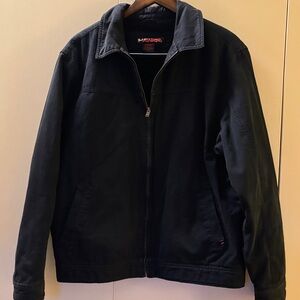 Tony Hawk Black Denim Fleece Lined Jacket Large